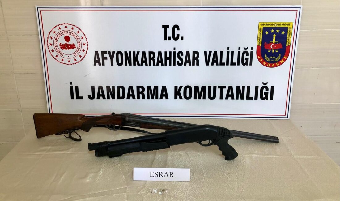 Afyonkarahisar İl Jandarma Komutanlığınca,