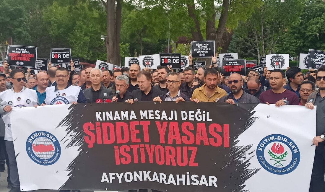 Afyonkarahisar’da eğitim çalışanları, eğitim