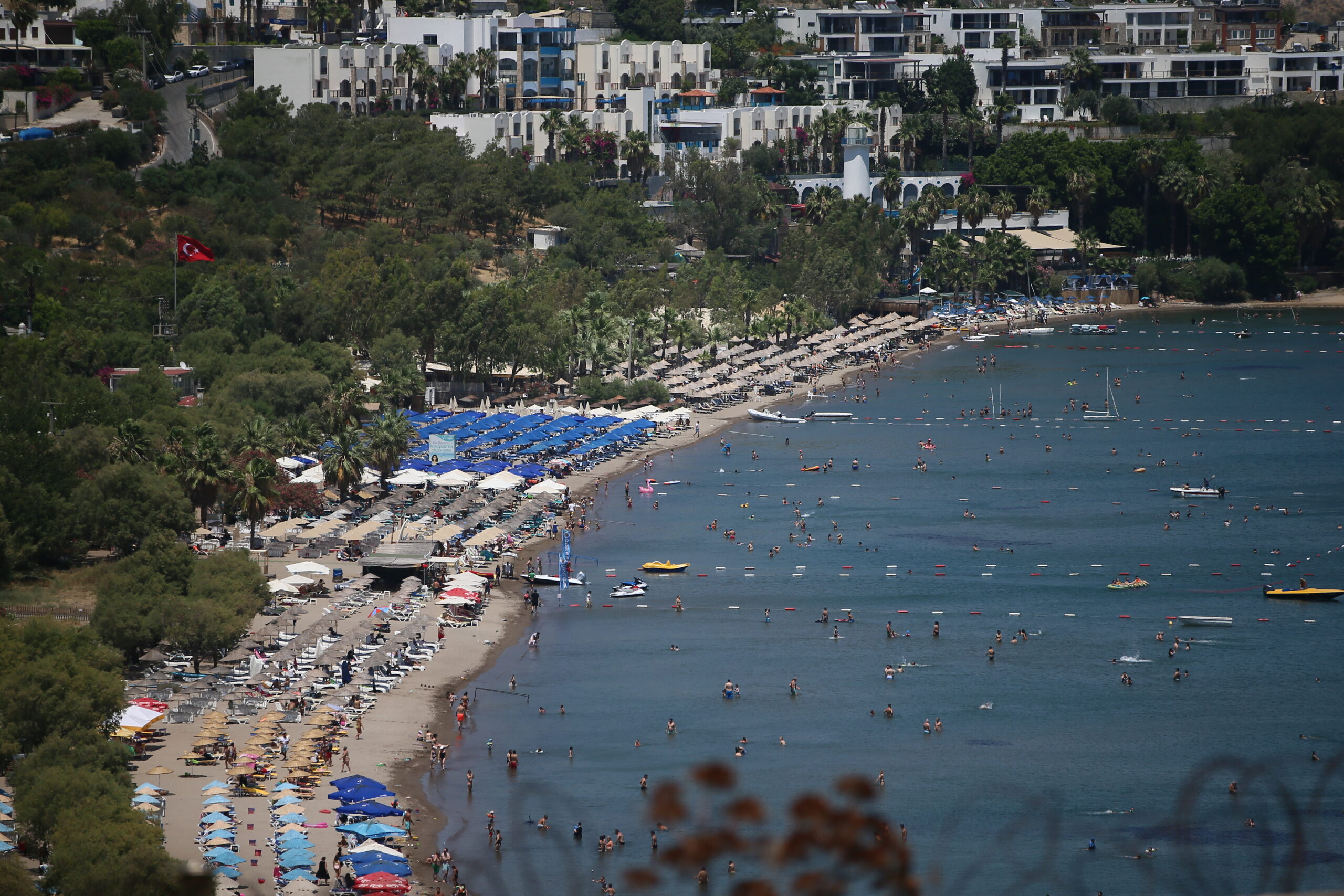 Muğla sahillerinde bayramın son gününde yoğunluk sürdü