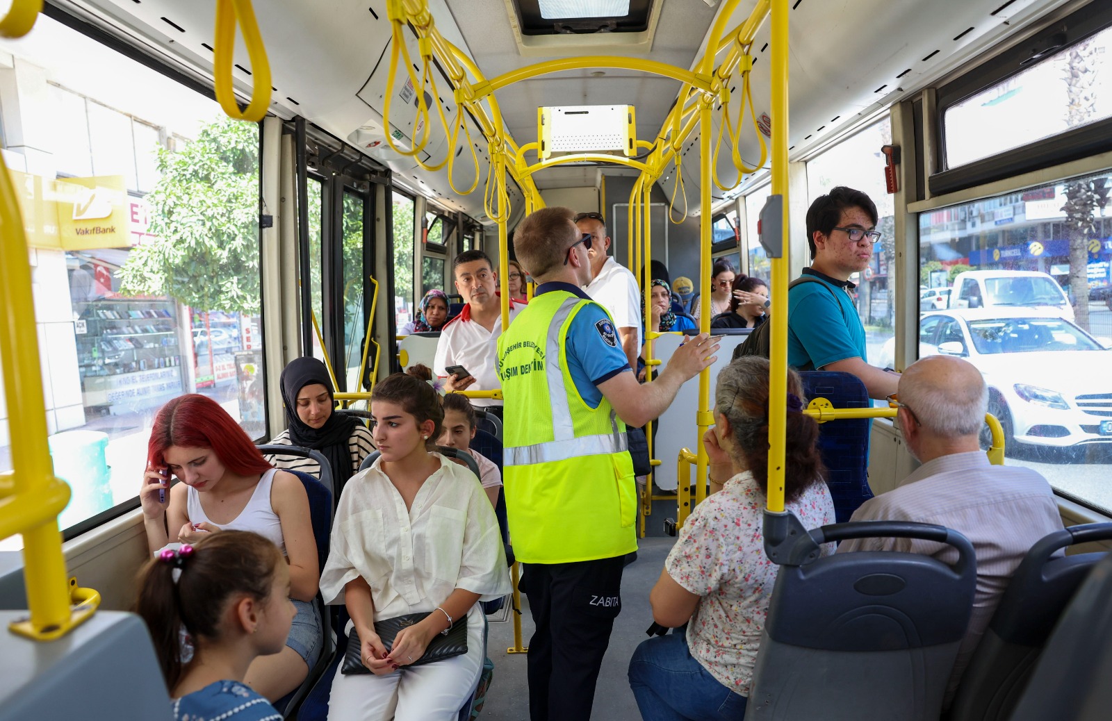 Antalya Büyükşehir’den halk otobüslerine klima denetimi