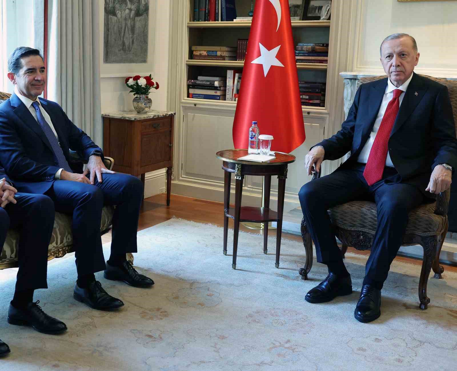 Cumhurbaşkanı Erdoğan, BBVA İcra Kurulu Başkanı Vila’yı kabul etti