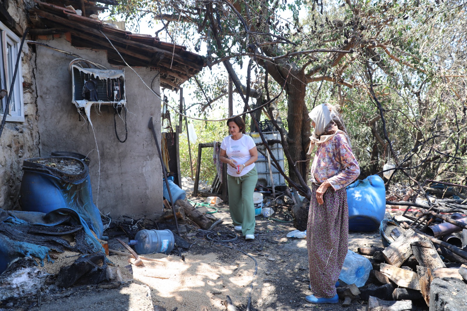 Büyükşehir Belediyesi’nden  hasar tespiti çalışmaları