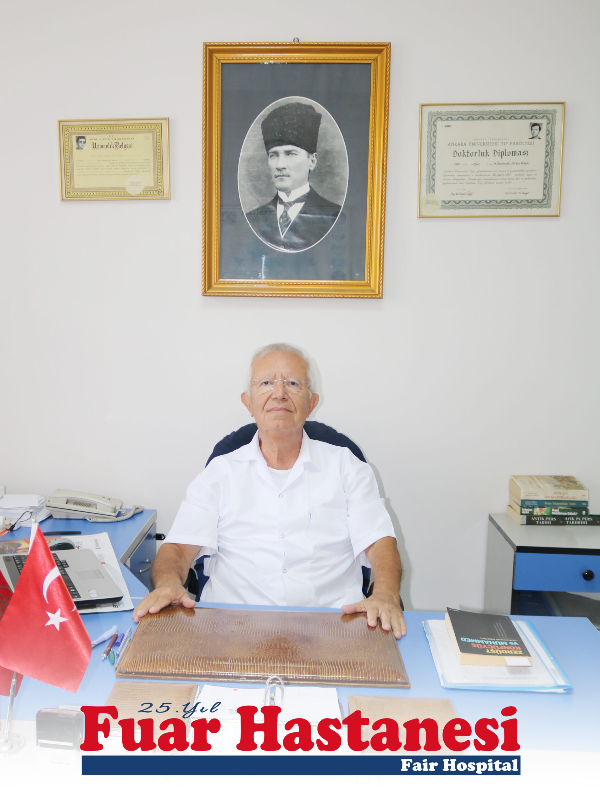 Uzm.Dr.Bahadır meslekte 52. yılına girdi