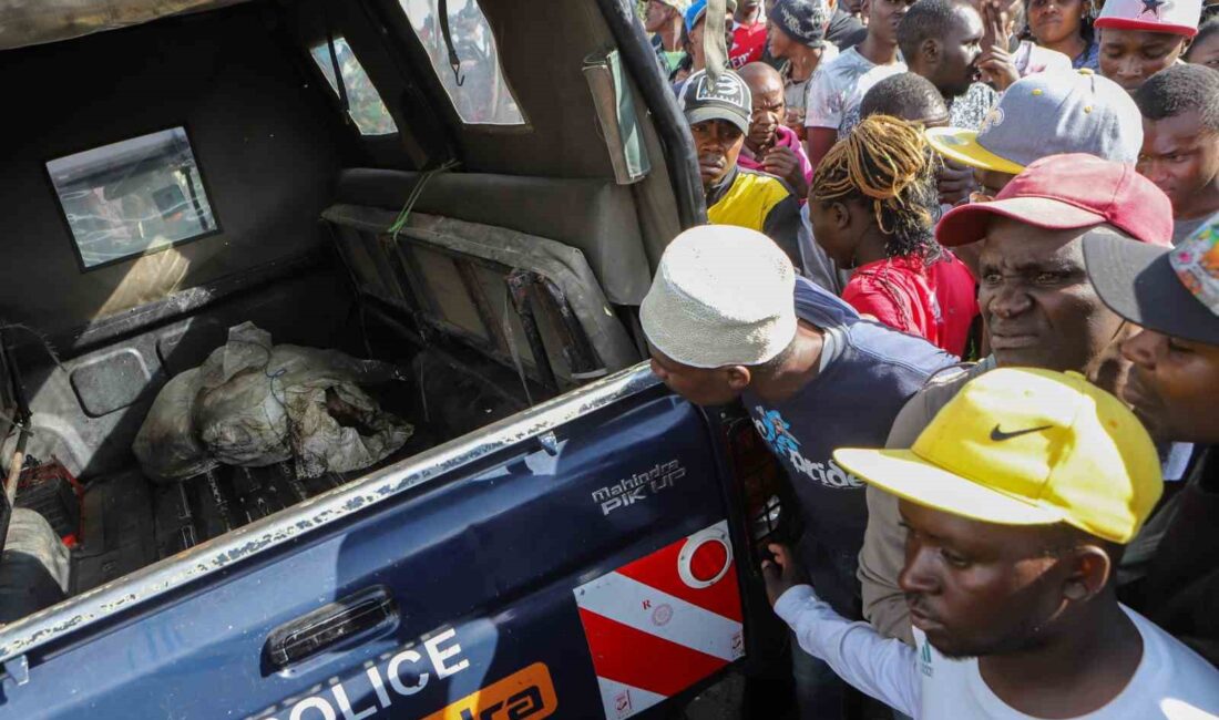 KENYA'DA BİR ÇÖPLÜKTE KADIN