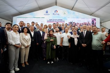 İstanbul’da lüks konutların inşaatı,