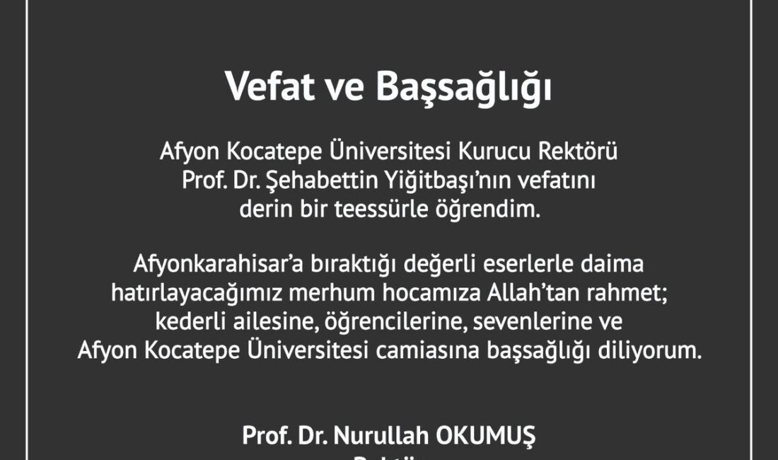 Prof. Dr. Nurullah Okumuş,