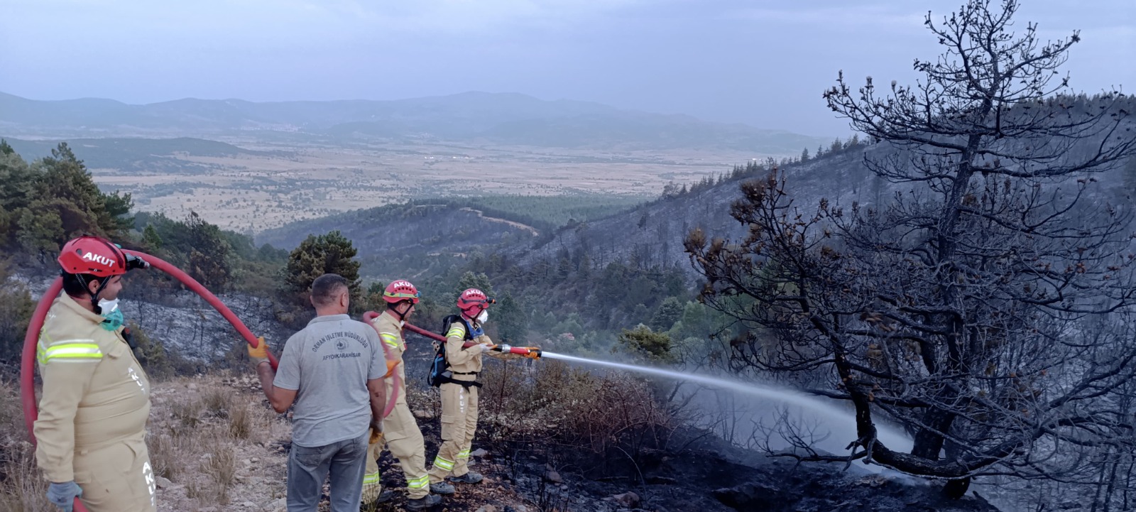 AKUT’tan orman yangınlarına müdahale