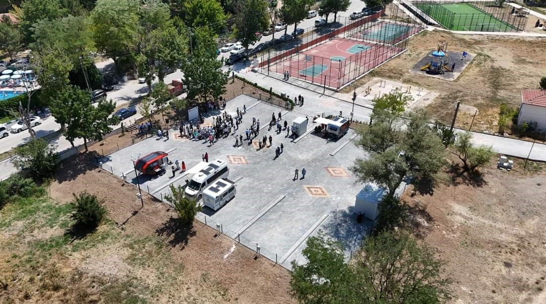 Karavan Kamp  Alanı hizmete açıldı