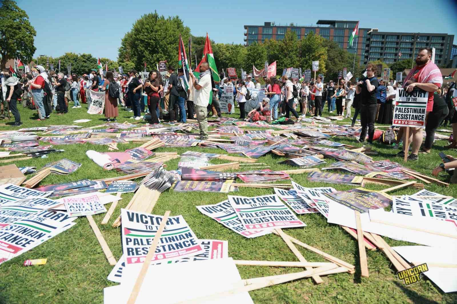 Demokrat Parti Kongresi, İsrail protestoları eşliğinde Chicago’da başladı