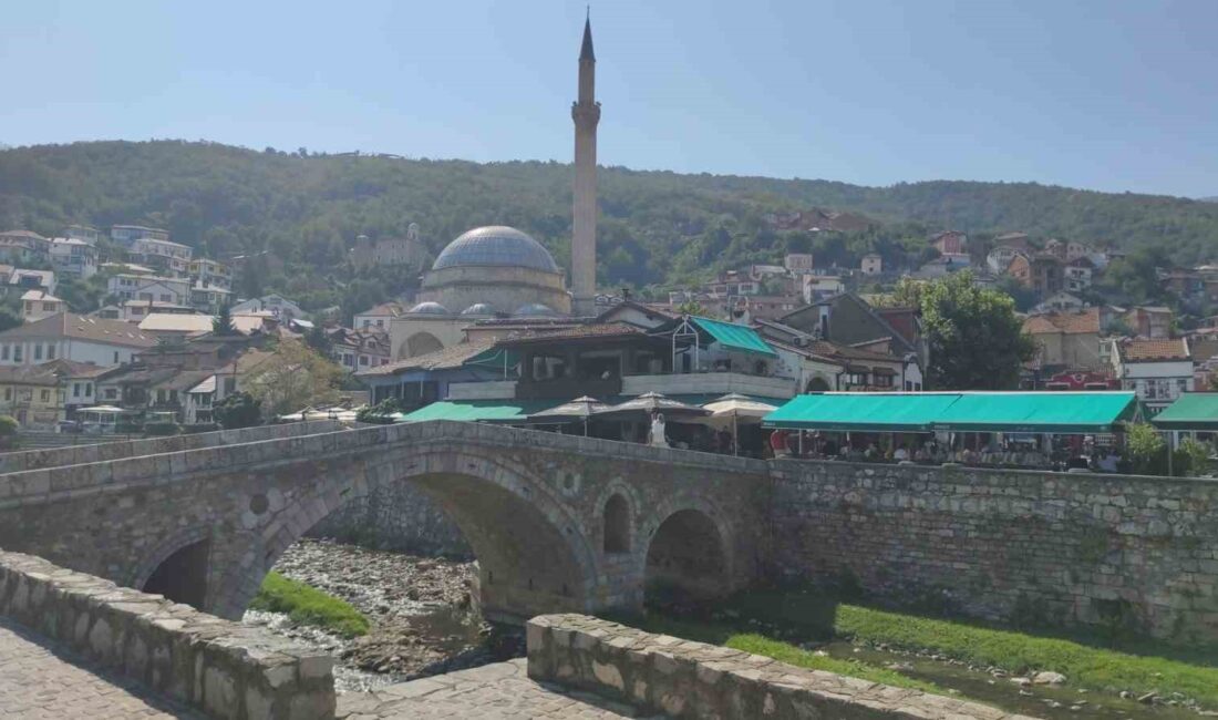 Kosova’nın Prizren şehrinin ortasından