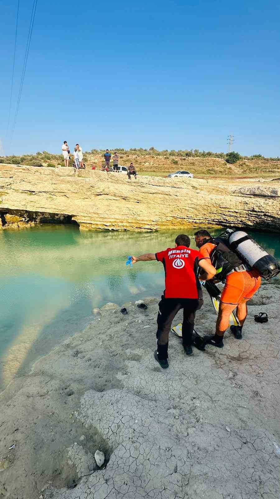 Tarsus’ta baraj gölüne giren genç boğuldu