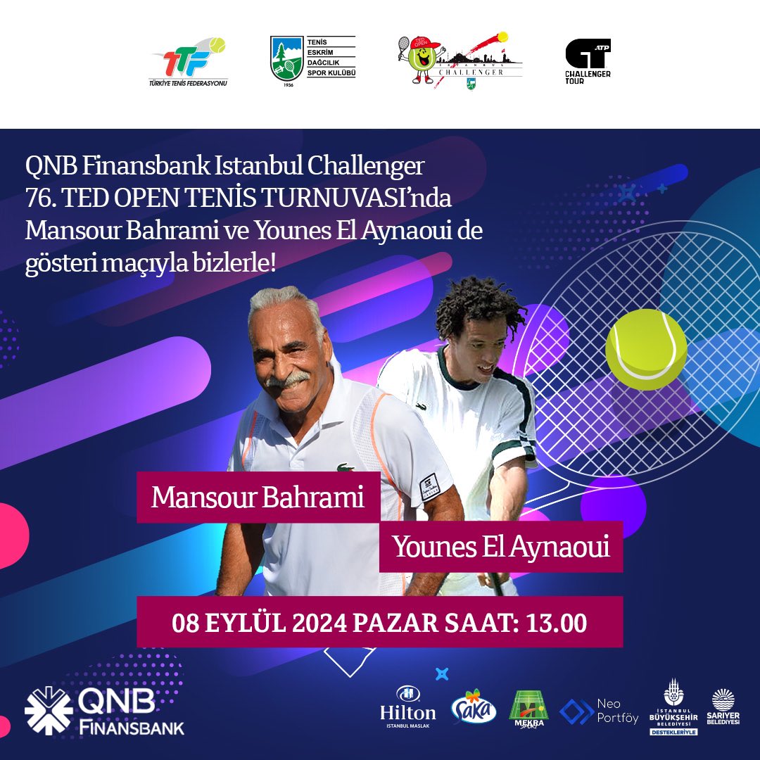 QNB Finansbank, İstanbul’da TED Open Tenis Turnuvası’na Ev Sahipliği Yaptı