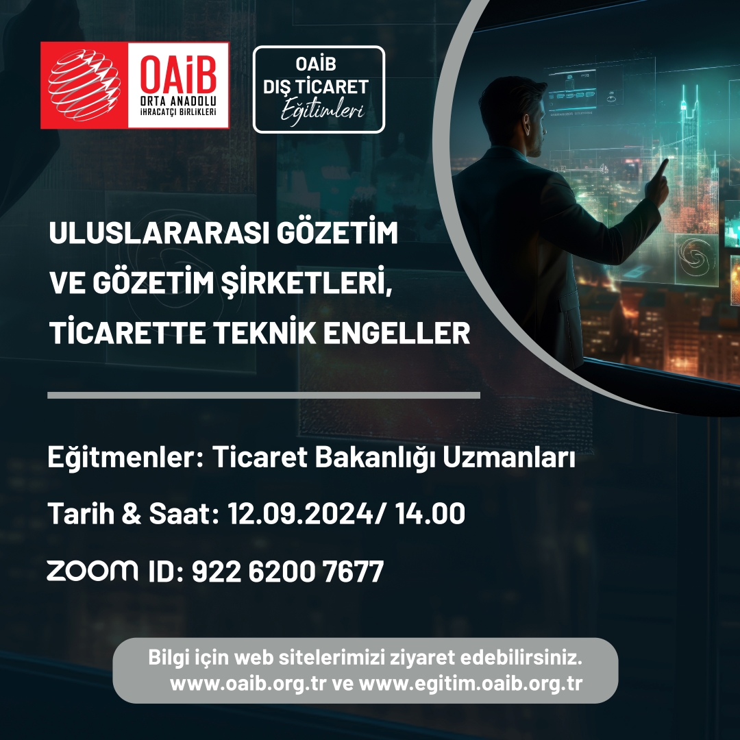 Uluslararası Ticarette Teknik Engellerin Aşılması İçin Eğitim Programı