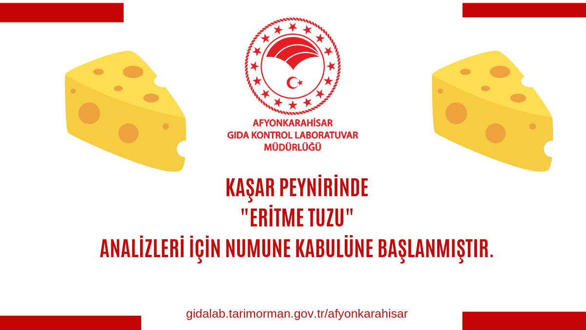 Gıda Kontrol Laboratuvarı, Taze Kaşar Peynirinde Fosfat ve Sitrat Tuzları Analizi Yapacak