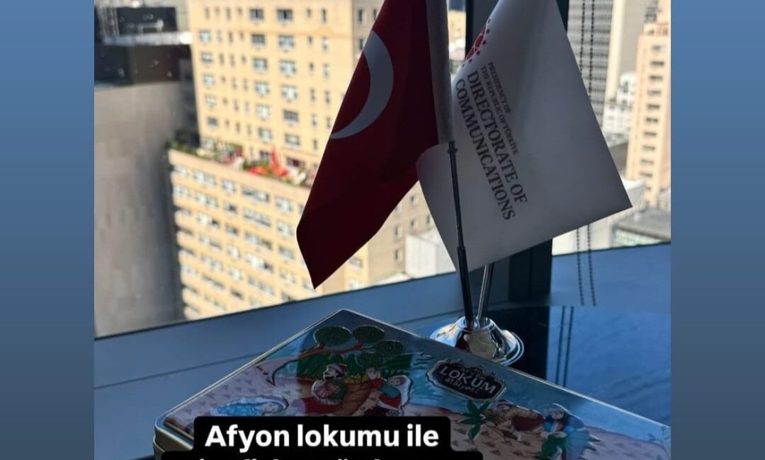 Afyon lokumu Türkevi’nde. Cumhurbaşkanı