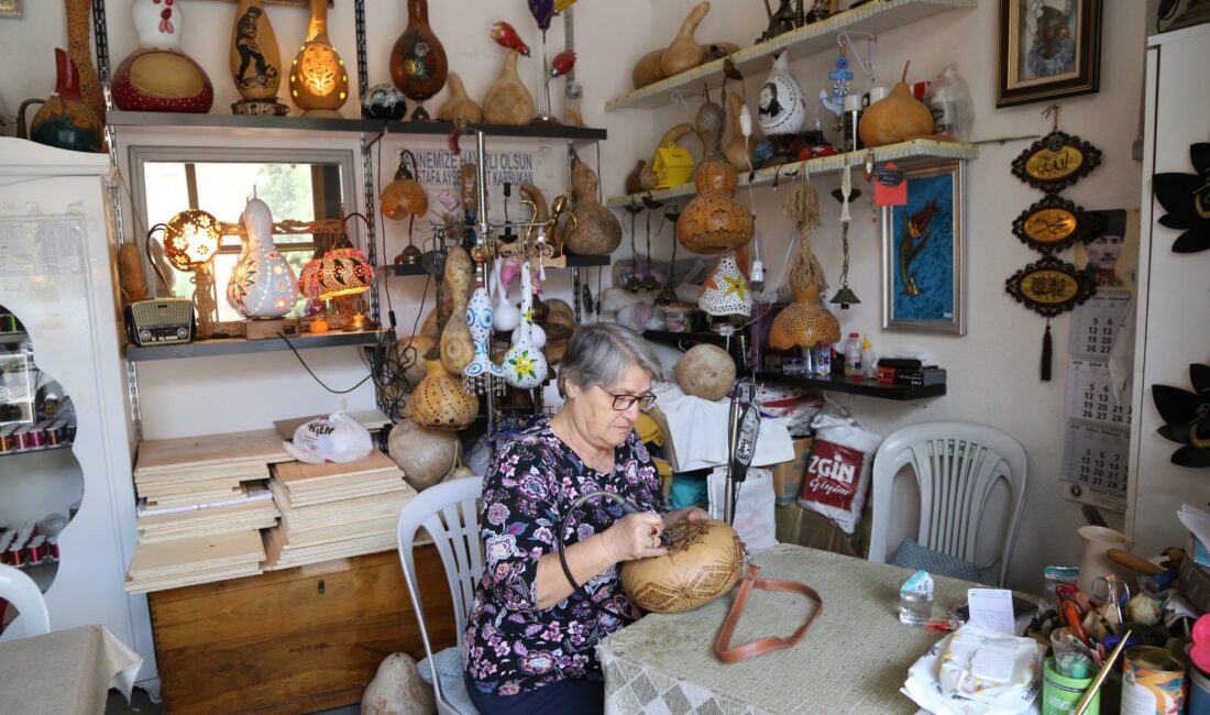 Manisa'da su kabağı tasarımcılığı