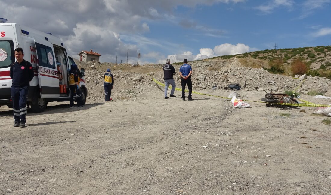 Kütahya’nın Tavşanlı ilçesinde yerde