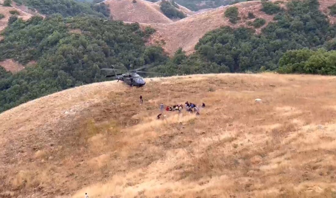 Tunceli'nin Ovacık ilçesinde meydana