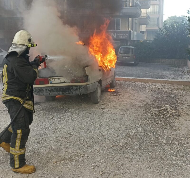 Fiat Tofaş alev alev yandı