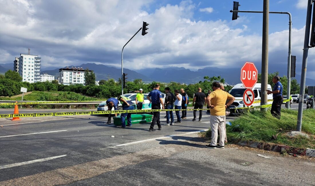 Hatay'ın Dörtyol ilçesinde tırın