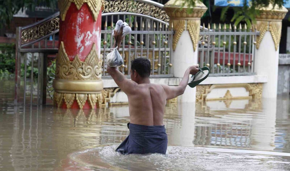 Myanmar’da etkili olan Yagi