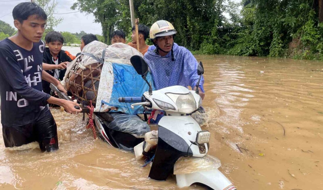 Myanmar’da etkili olan şiddetli