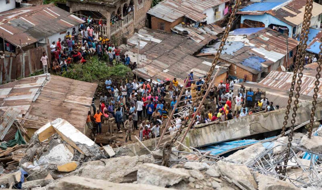 Sierra Leone’nin başkenti Freetown’da