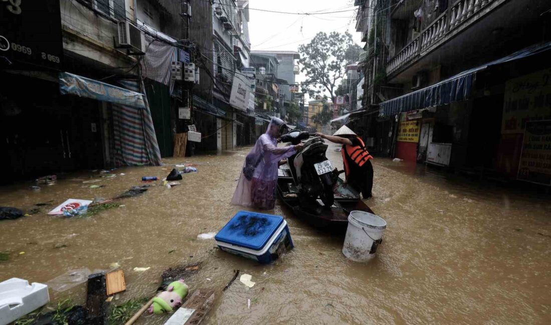 Vietnam’ı vuran Yagi Tayfunu’nun