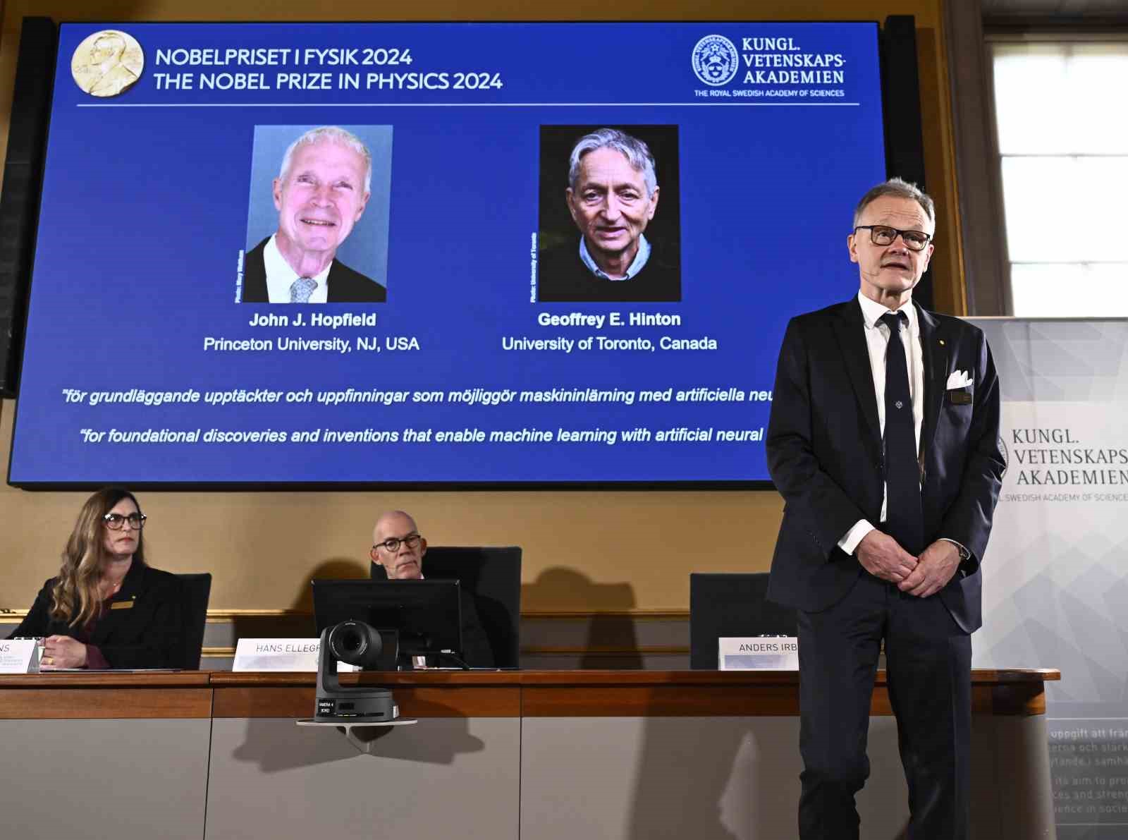 2024 Nobel Fizik Ödülü’ne ABD’li Hopfield ve “Yapay zekanın babası” Hinton layık görüldü