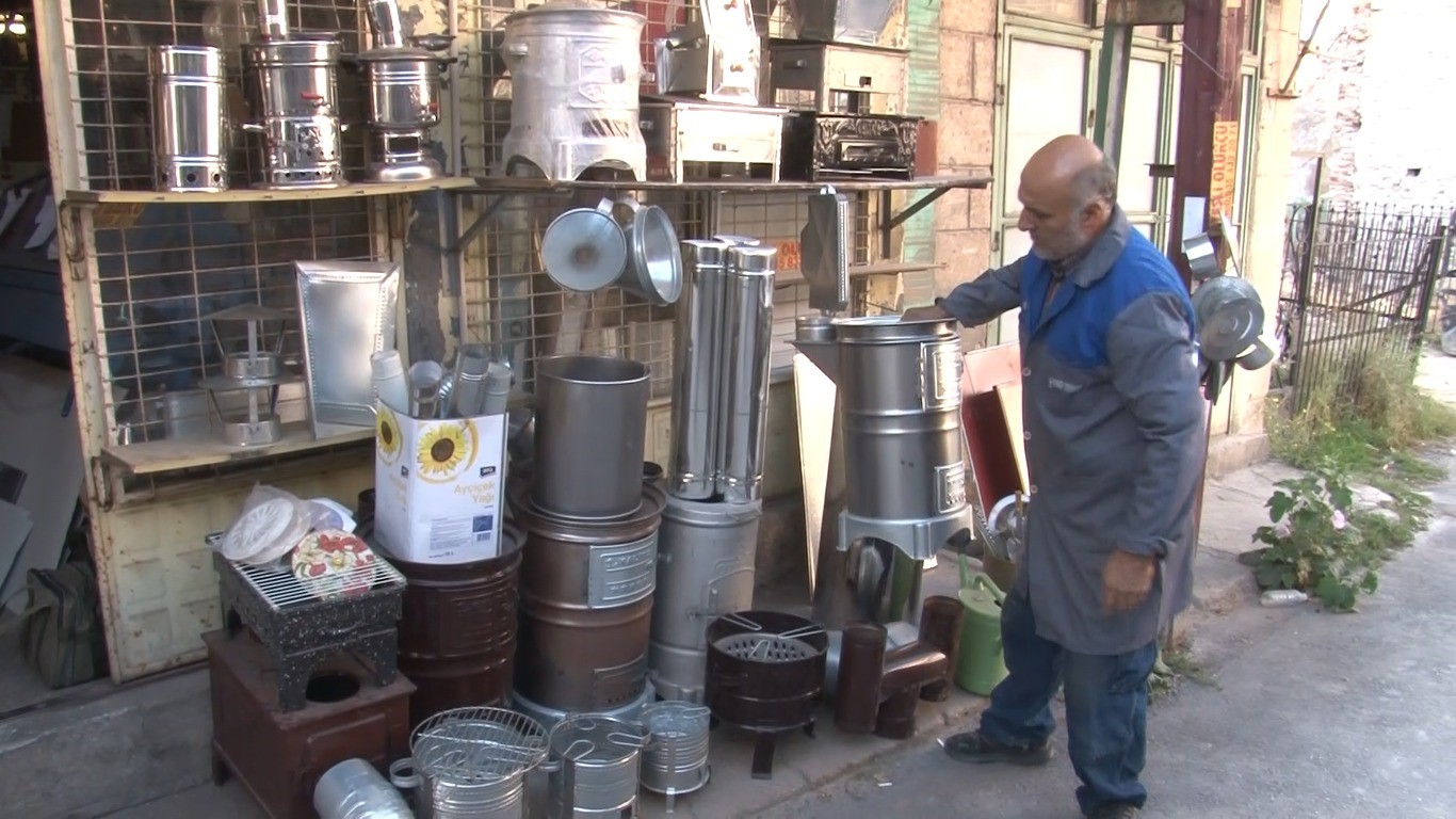 El yapımı sobalar ilgi görüyor