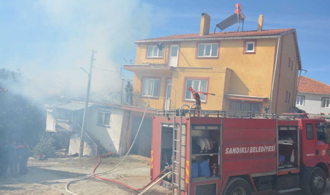 Afyonkarahisar’ın Sandıklı ilçesinde söndürülen