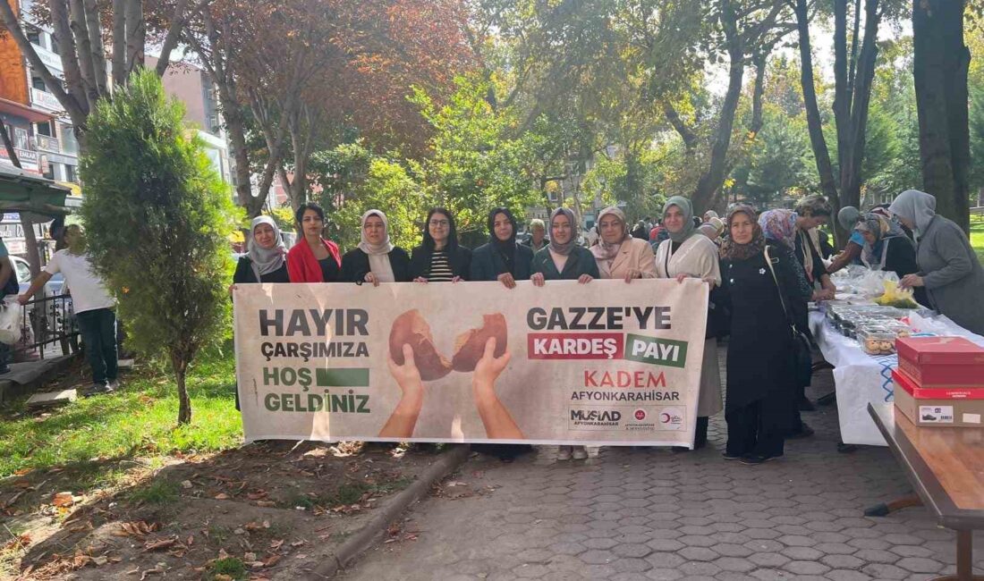 AFYONKARAHİSAR’DA GAZZE İÇİN HAYIR