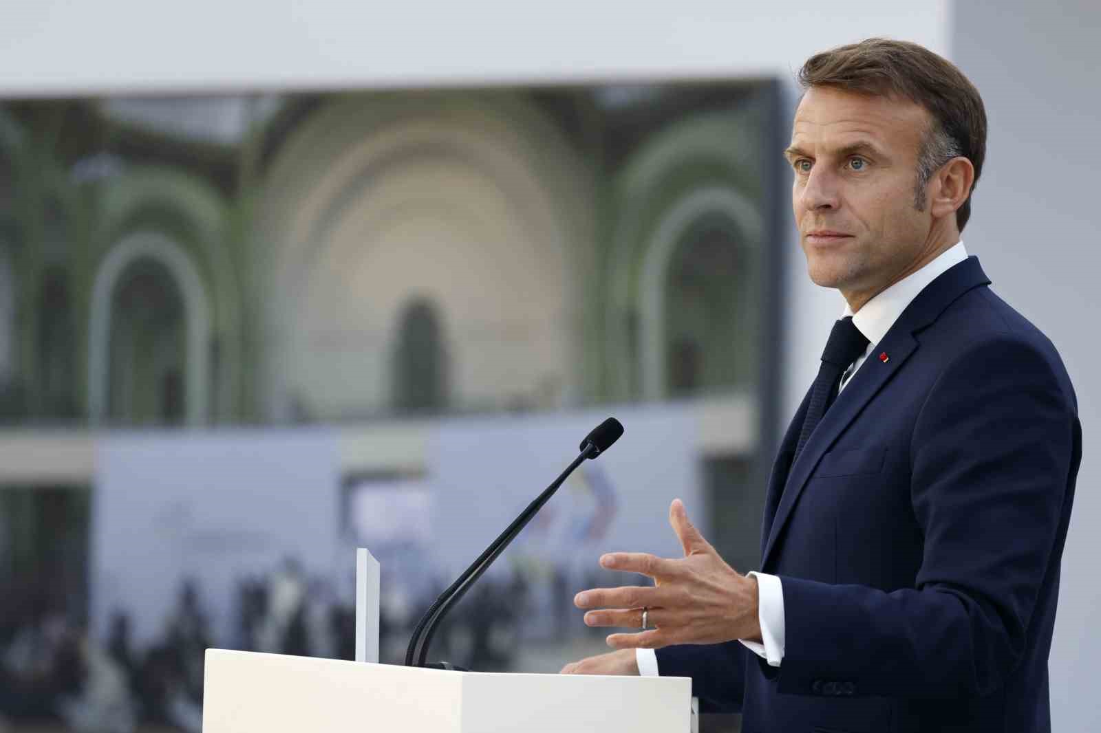 Fransa Cumhurbaşkanı Macron’dan “İsrail’e silah sevkiyatlarının durdurulması” çağrısı