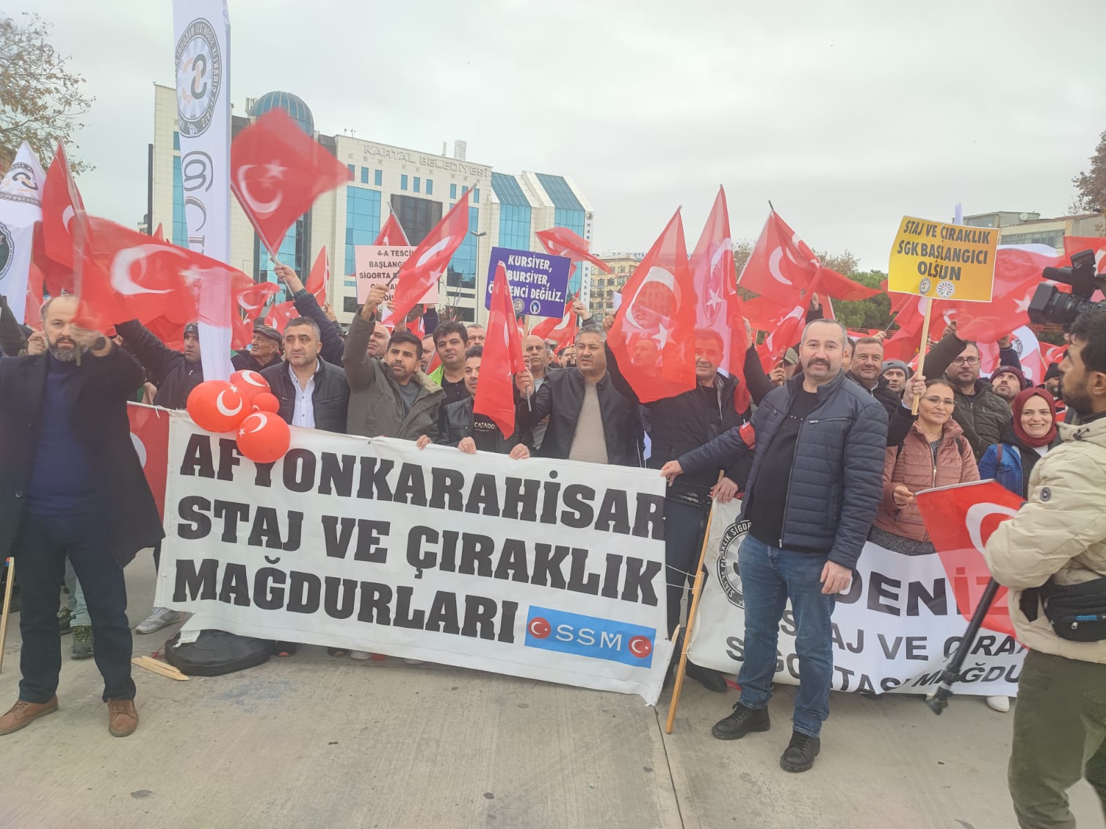 Staj ve çıraklık mağdurları seslerini yeniden yükseltti!