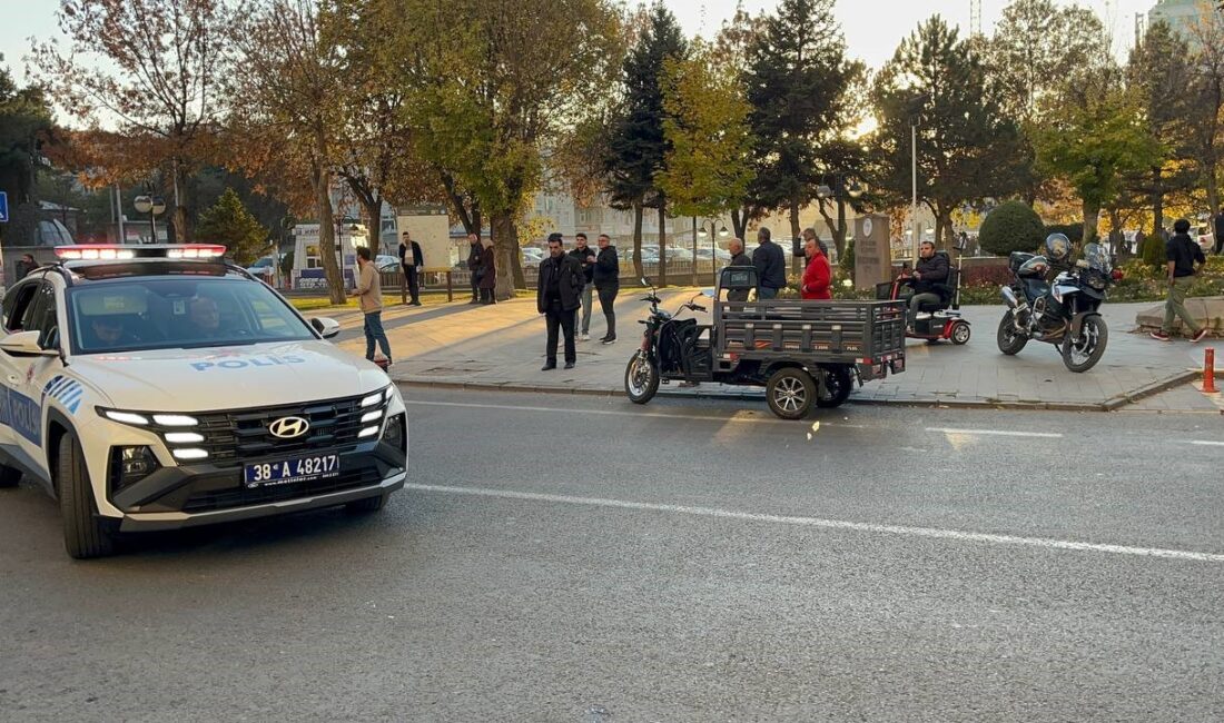 Kayseri'nin Kocasinan ilçesinde bir