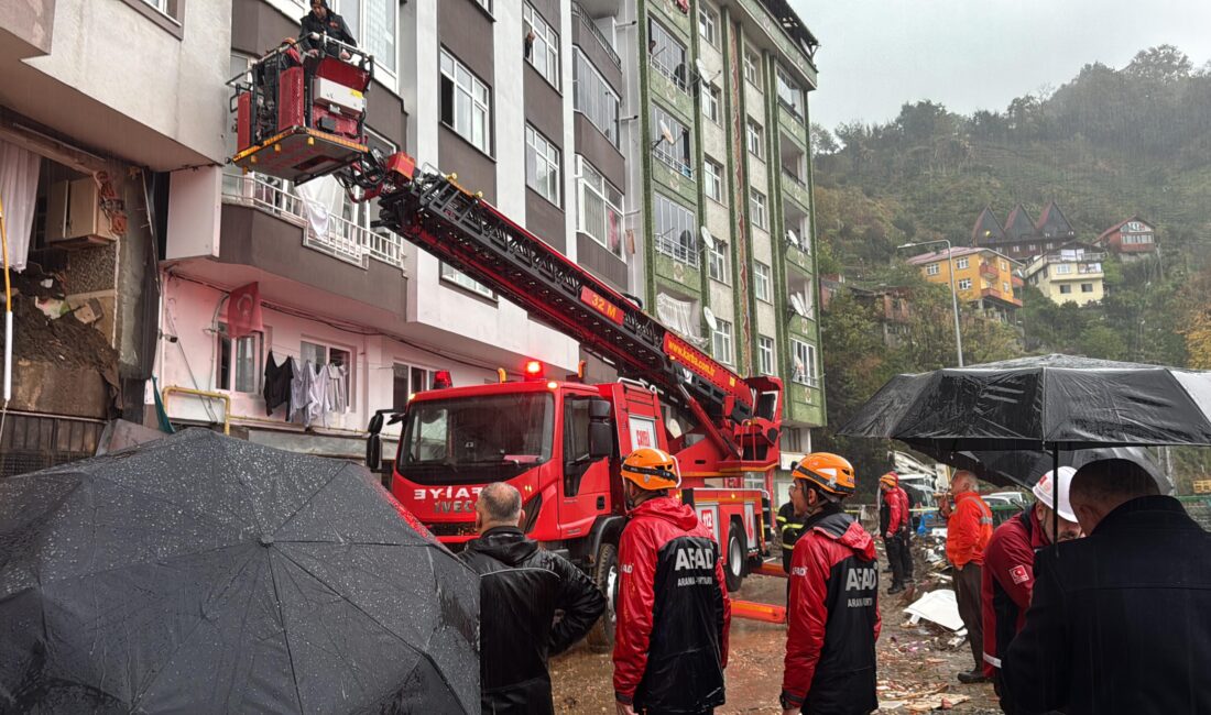 Rize'nin Çayeli ilçesinde sabaha