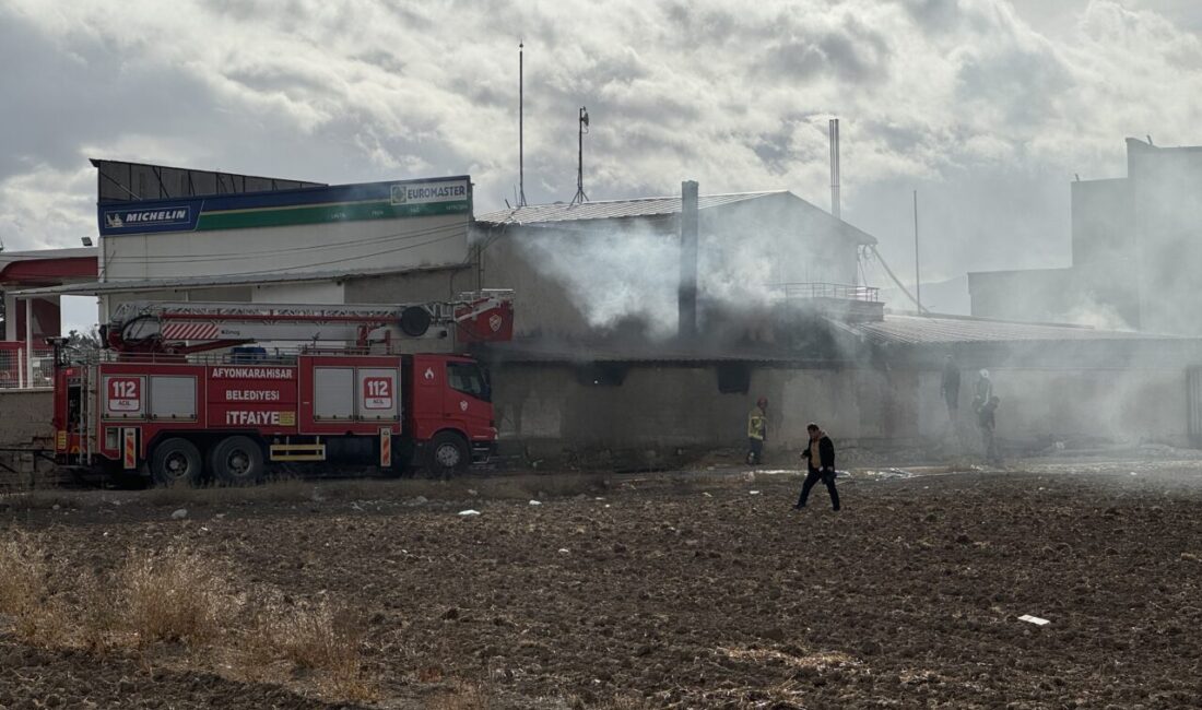 Afyonkarahisar’da bir akaryakıt istasyonunun