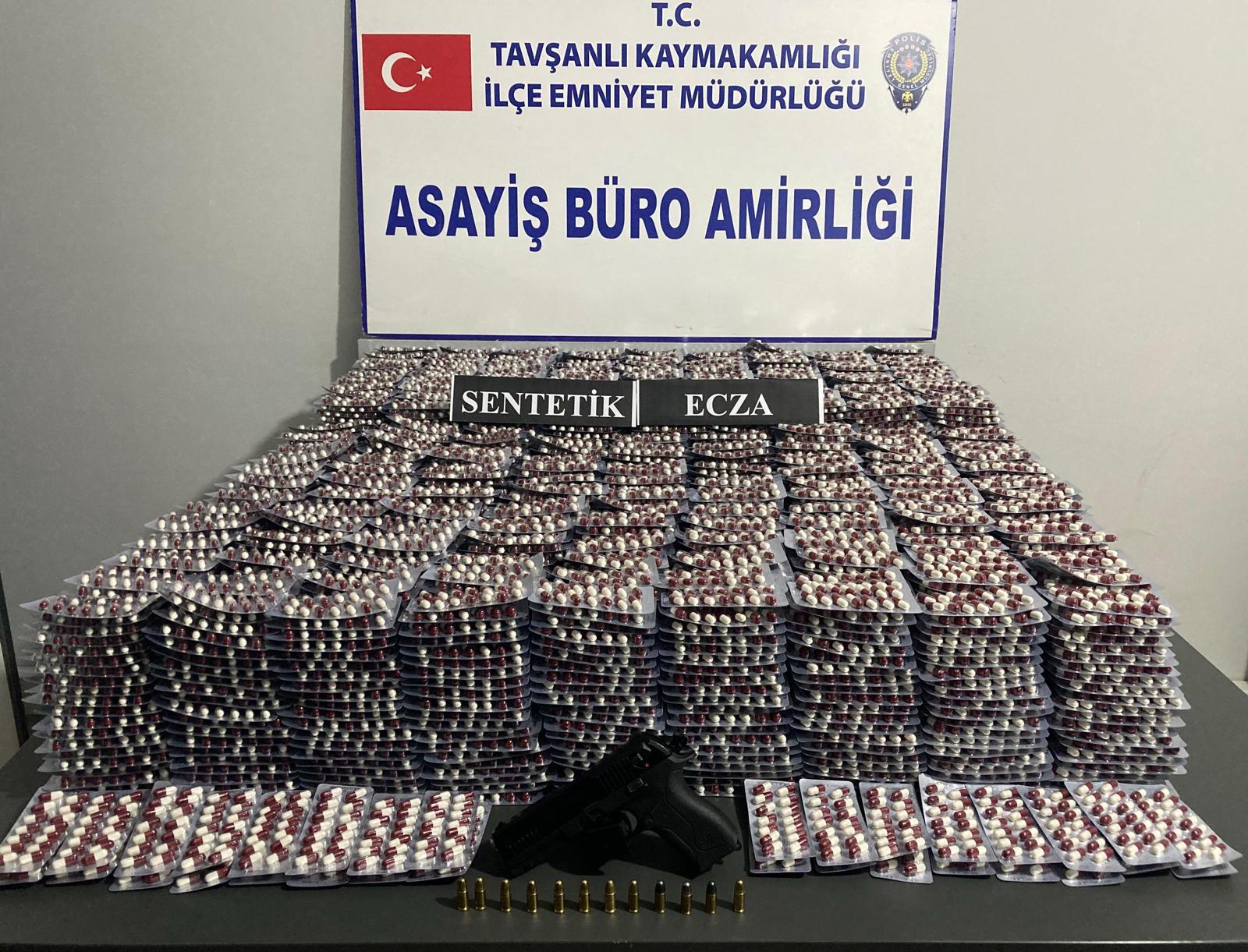 Tavşanlı İlçe Emniyet Müdürlüğünden Uyuşturucu Sevkiyatına Darbe