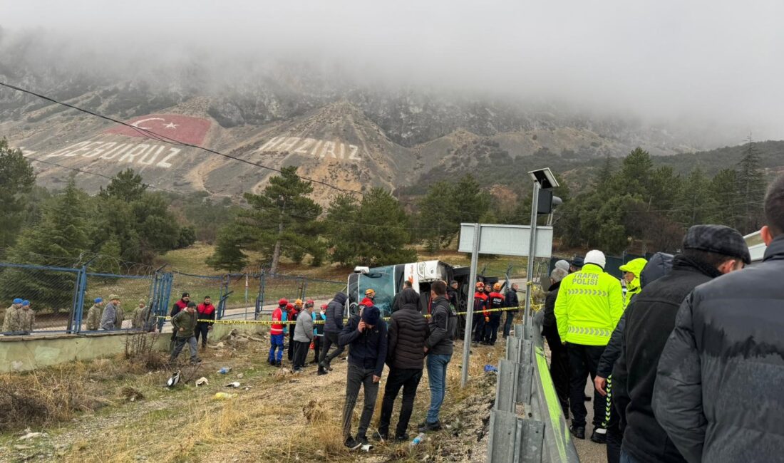 Isparta Eğirdir Karayolu'nda Aksel Turizm'e