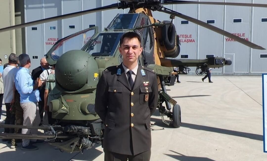 Isparta'nın Keçiborlu ilçesinde helikopter