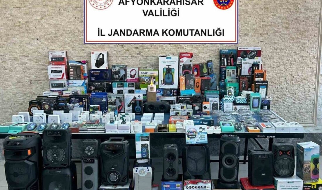 Afyonkarahisar’da jandarma bir iş