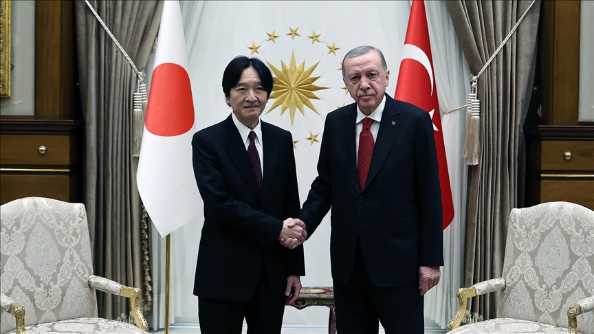 Cumhurbaşkanı Erdoğan, Japonya Veliaht Prensi Akishino’yu kabul etti