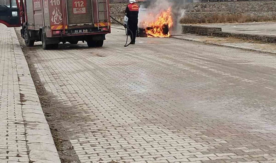 Afyonkarahisar’da park halindeki Tofaş