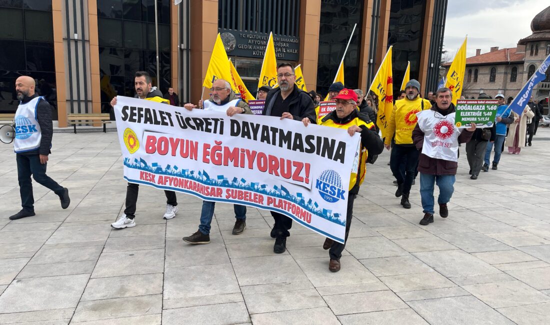 KESK İŞ BIRAKTI  “Memur maaşları yoksulluk sınırı üstüne çıksın”