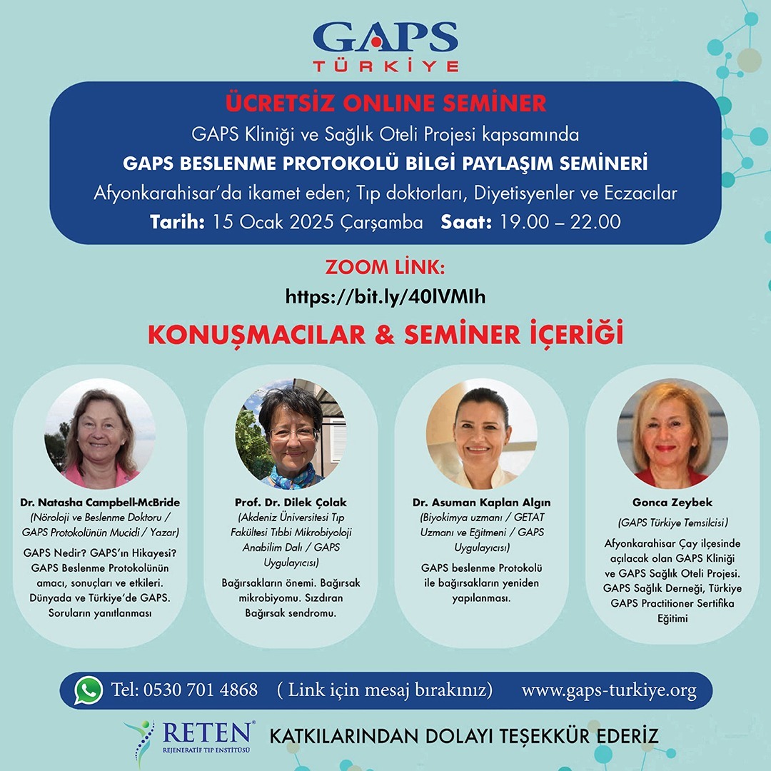 Gaps Türkiye’den ücretsiz onlıne seminer