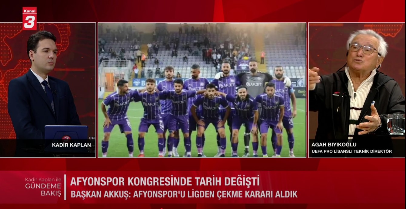 Afyon futbol dünyasının yaşayan arşivi Agâh Bıyıkoğlu Afyonspor’u yorumladı: Bu takım 3. Lig’e düştü