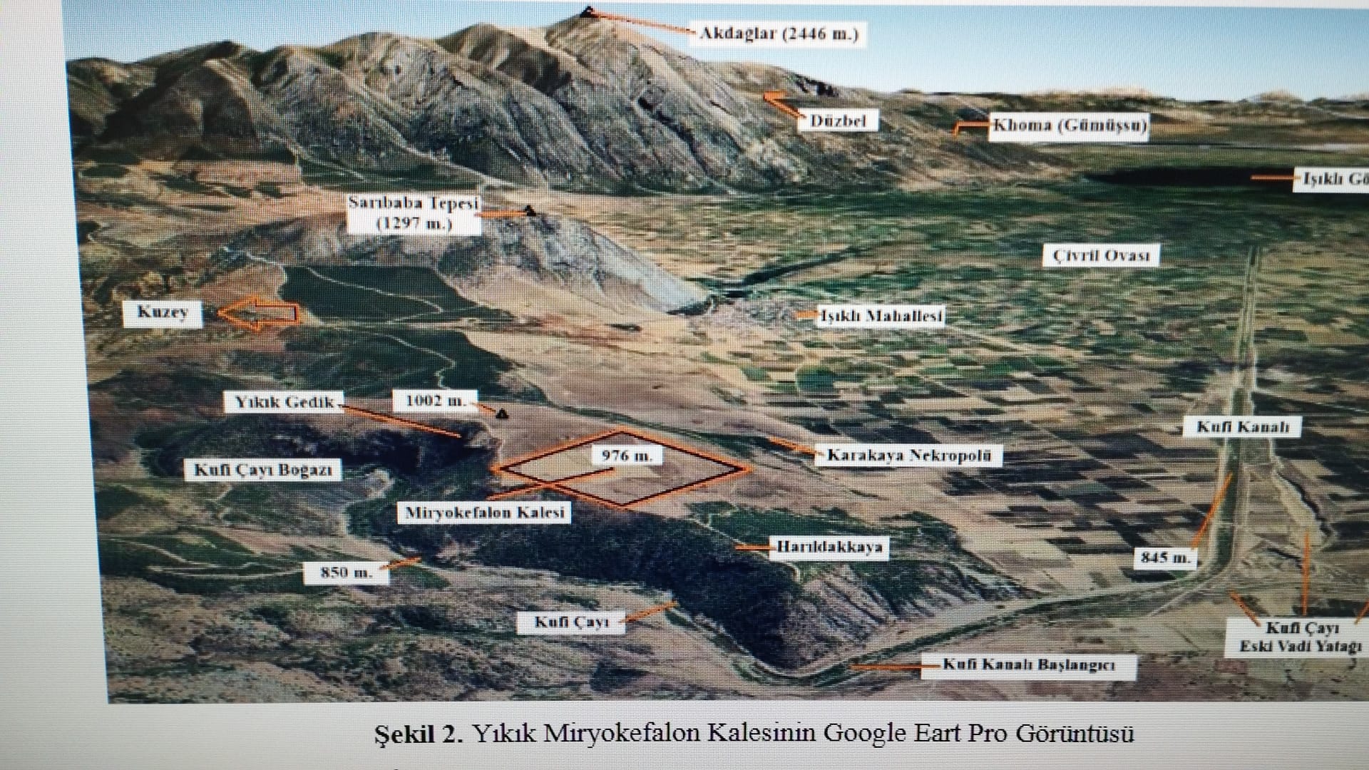 Afyonkarahisar Miryokefalon Kalesi bulundu!