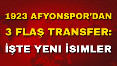 1923 Afyonspor, yeni sezon hazırlıkları kapsamında transfer çalışmalarını hızlandırdı. Kulüp,