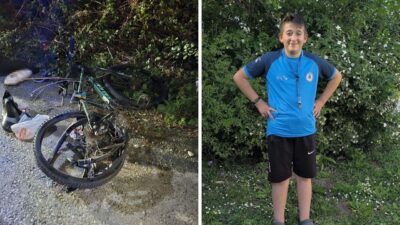 Sakarya’nın Hendek ilçesinde meydana gelen trafik kazasında, cipin çarptığı 14