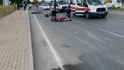 Afyonkarahisar’da tırın çarptığı motosikletteki 2 genç hayatını kaybetti. Kaza, Konya